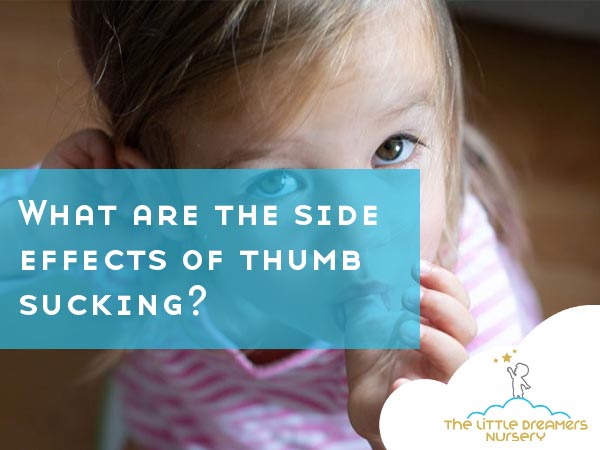What are the side effects of thumb sucking?