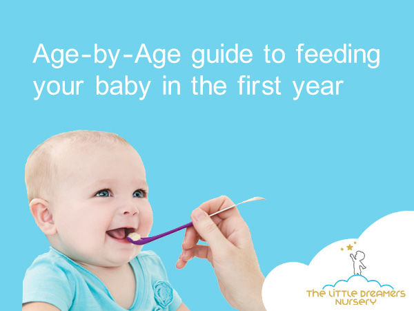 Age-by-Age guide to feeding your baby in the first year
