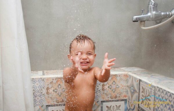 when can children bathe or shower alone