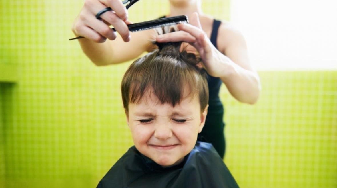 How do I get my toddler to cut his hair?      