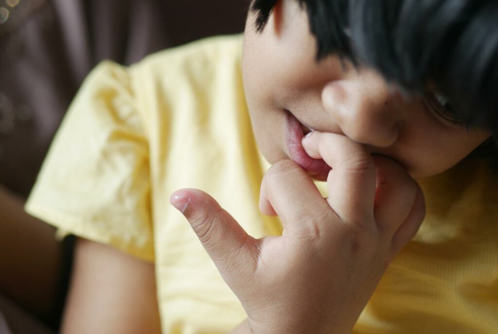 NailBiting in Children How do I stop my child from biting his