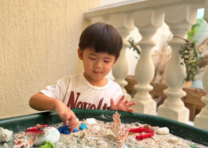 Ocean Sensory Play for kindergarten