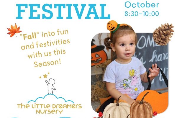 Autumn Festival 31 October 2024 31st October 8:30-10:00 "Fall" into fun and festives with us this season! The Little Dreamers Nursery - Elli Junior