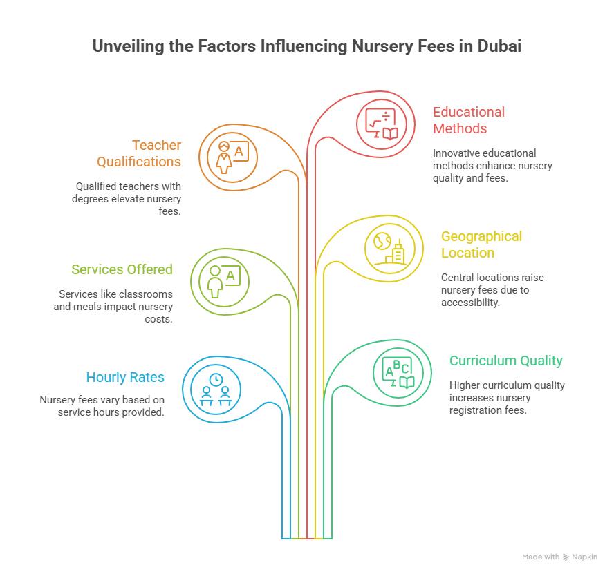 6 important factors for pricing nursery fees in Dubai