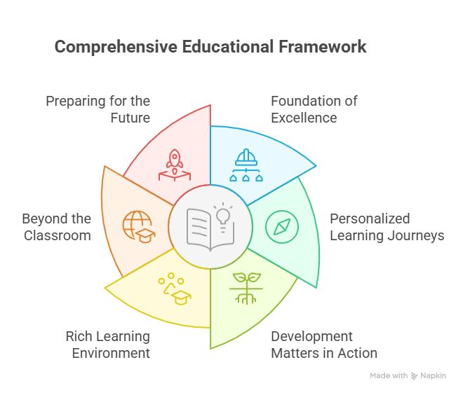 Our Foundation Stage 1 (FS1) program is meticulously designed around the Early Years Foundation Stage (EYFS) framework