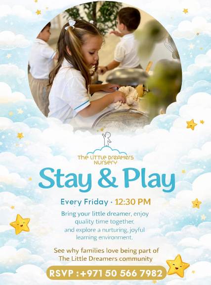 stay and play - dreamers nursery 2026 Jumeirah 3 dubai